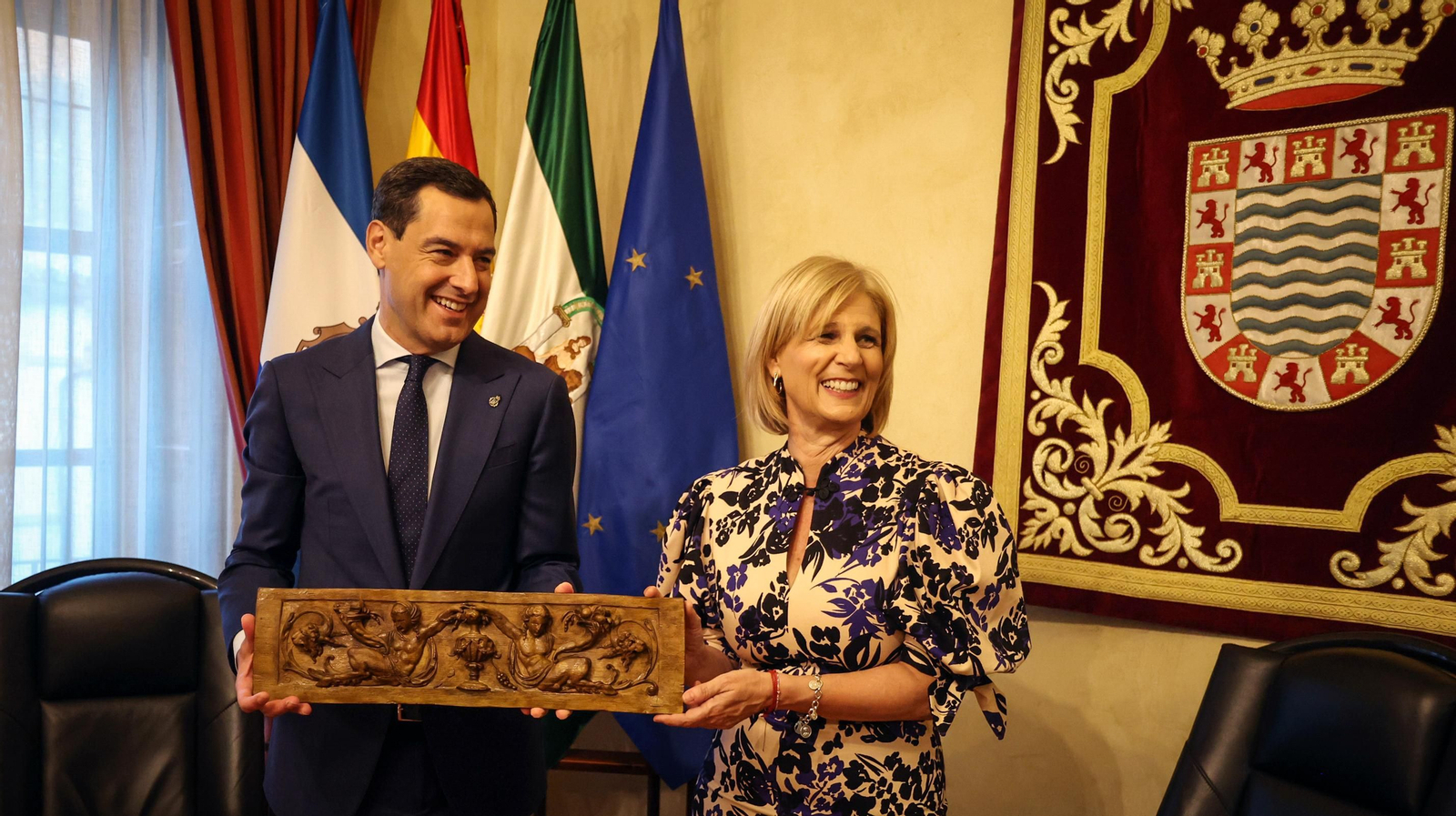 Segunda visita oficial de Juanma Moreno al Ayuntamiento de Jerez Segunda visita oficial de Juanma Moreno a Jerez