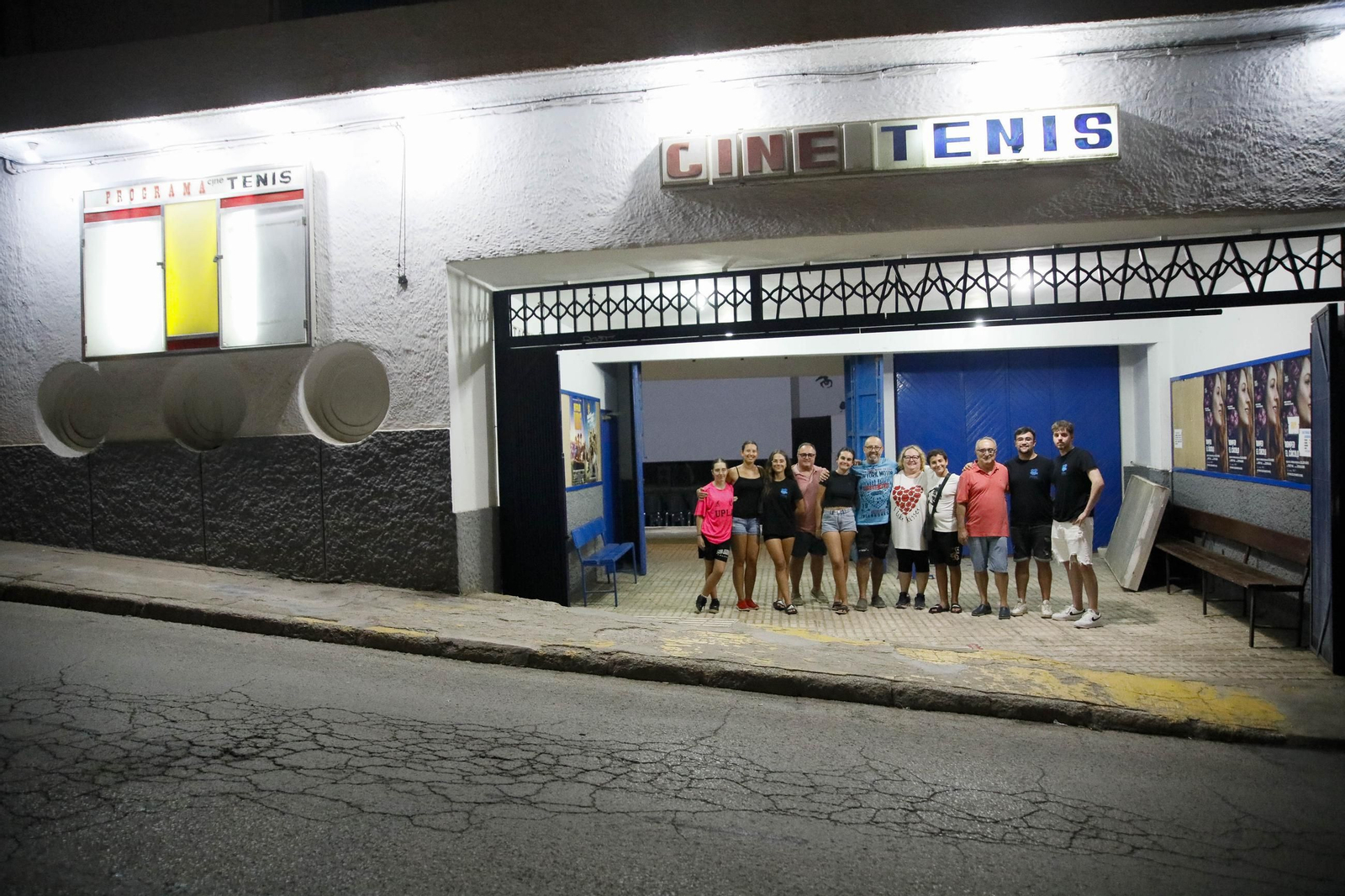 Imágenes de la última proyección en el cine de verano de Garrucha Imágenes de la última proyección en el cine de verano de Garrucha