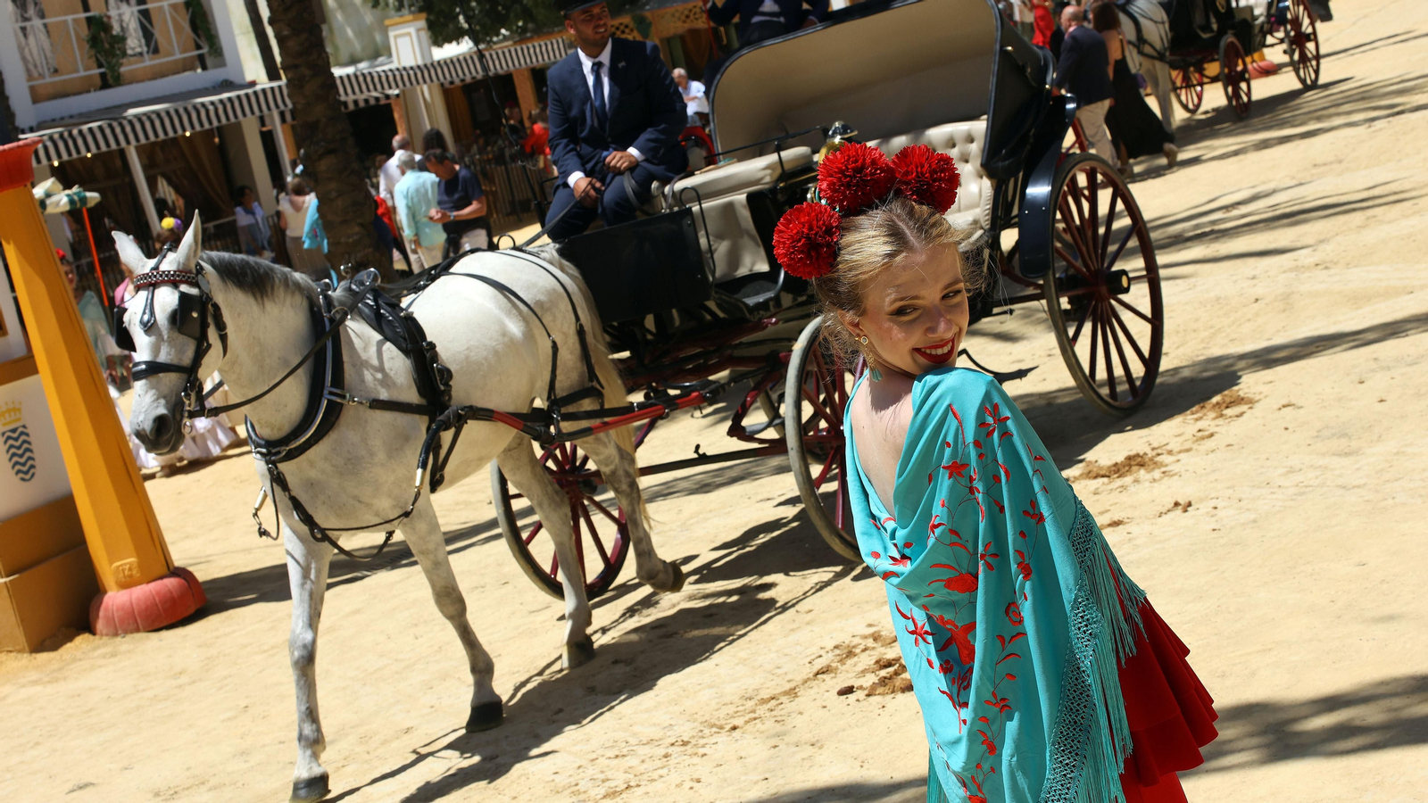 Imágenes del ambiente el miércoles en la Feria de Jerez 2024