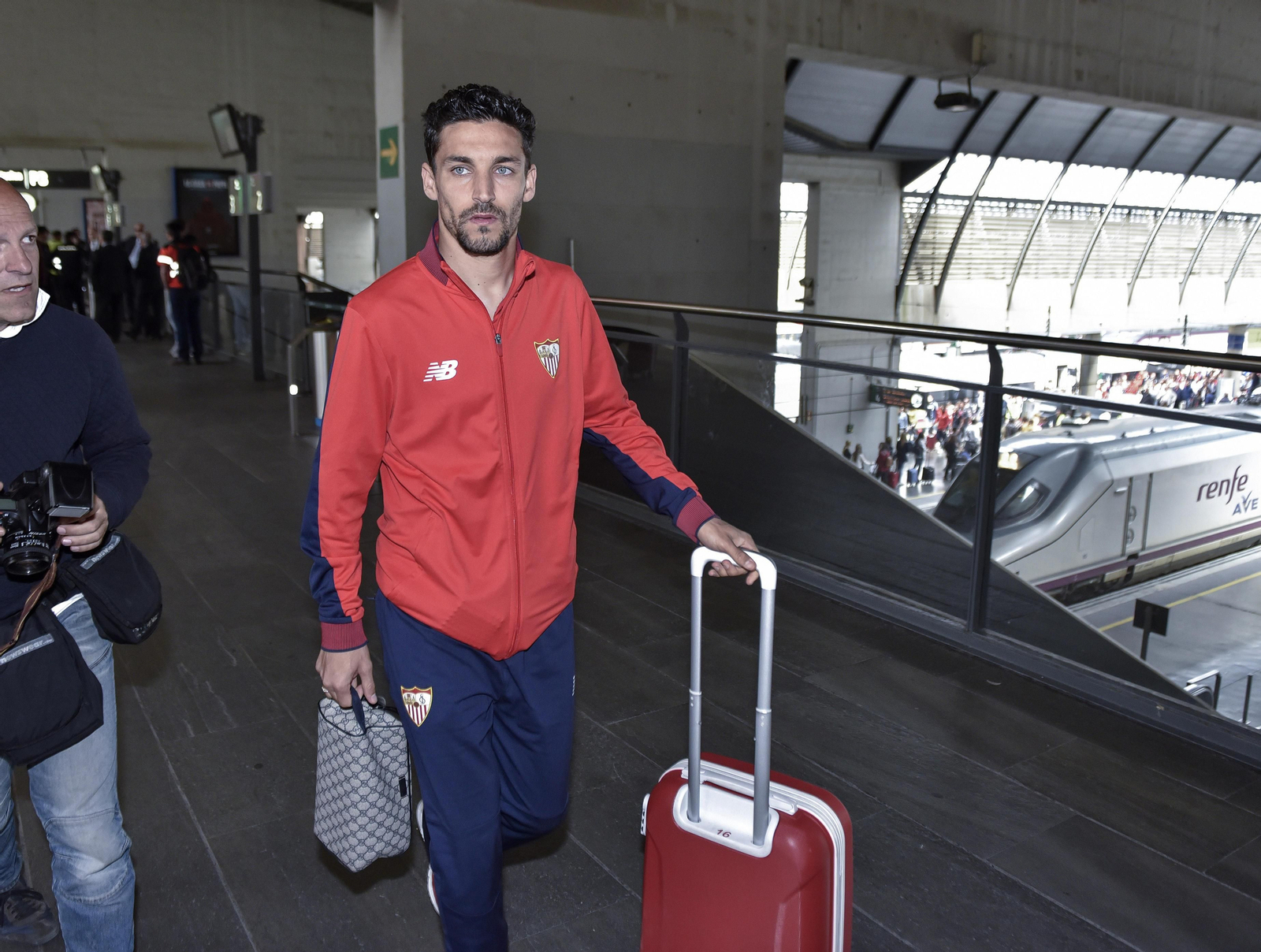 Las imágenes de la llegada del Sevilla