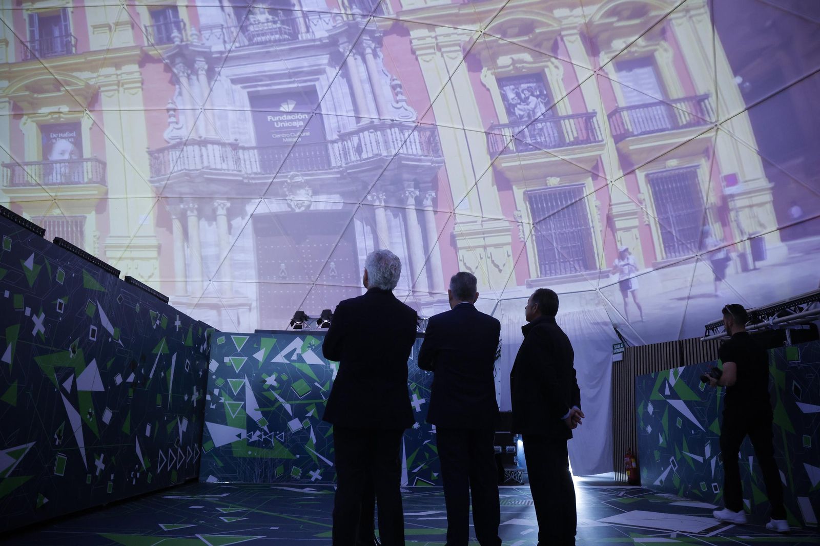 Las fotos de la gran cúpula de la Fundación Unicaja