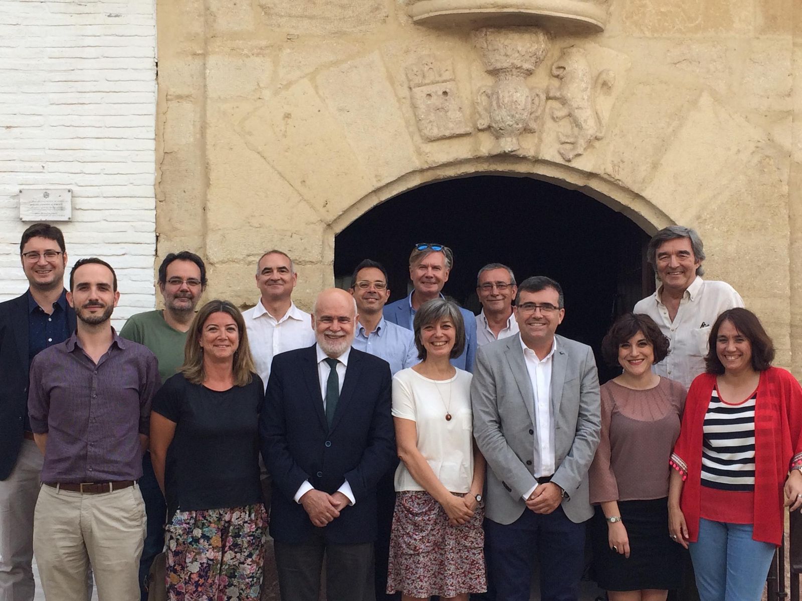 José Antonio Montilla, tercero por la derecha, ha sido elegido presidente de la nueva Asociación.