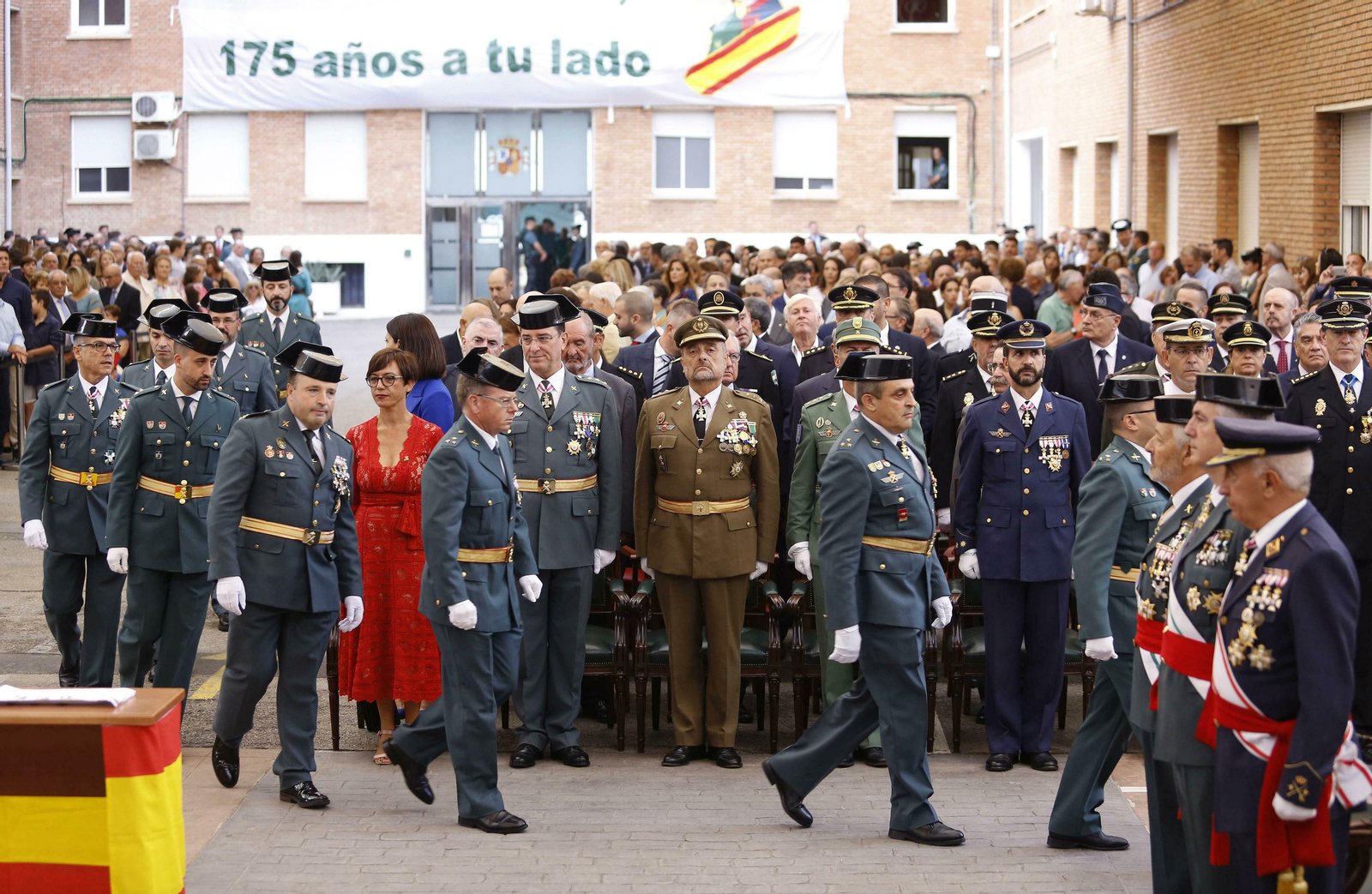 Fotos de a celebración del Día de la Hispanidad en Málaga