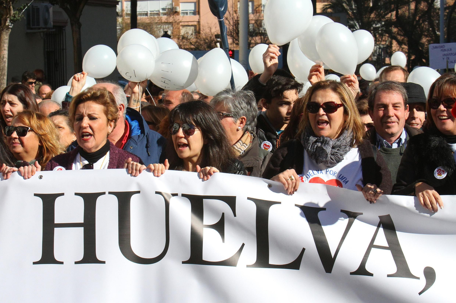 La marea blanca, en Huelva