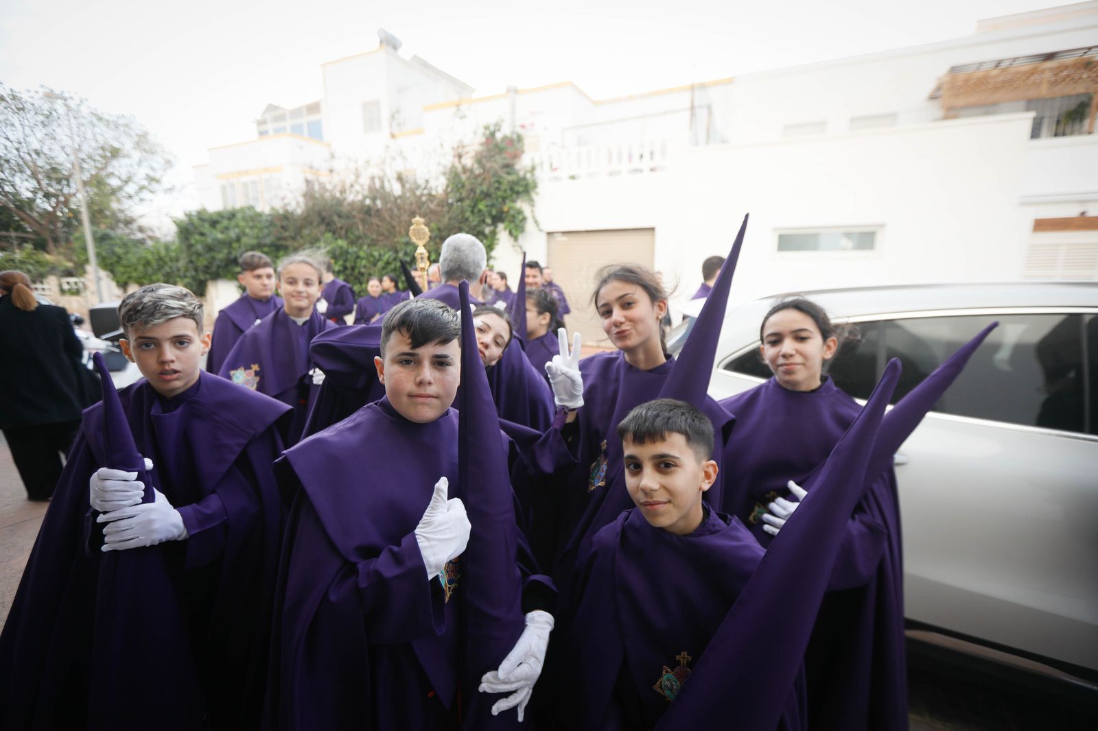 La procesión del Encuentro, en imágenes