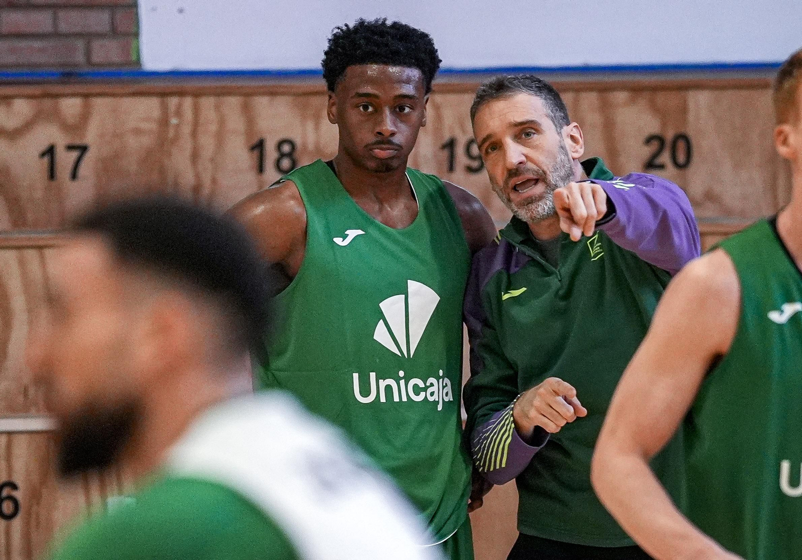 El primer entrenamiento de Chase Audige con el Unicaja