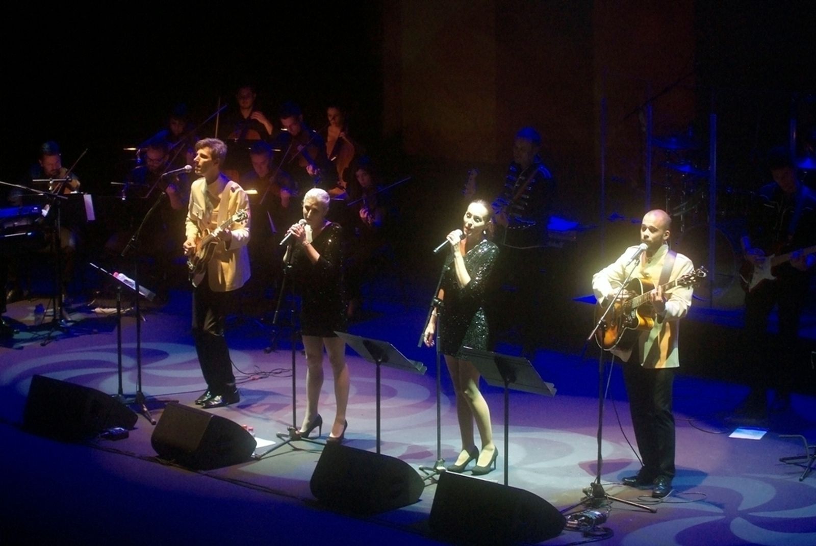 Los cuatro solistas pusieron la voz a este gran espectáculo.