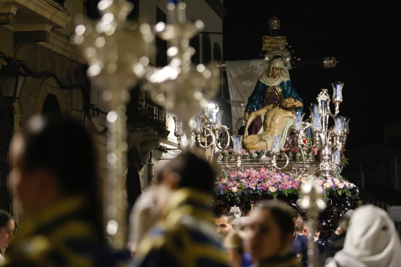 La procesión de Las Angustias en San Roque.