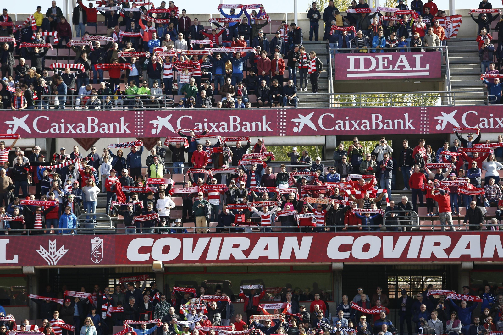 Las imágenes del Granada-Numancia