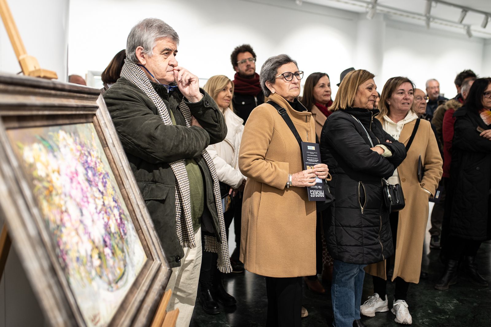 Imágenes de la inauguración de la exposción "Paisajes" de Pilar Barroso