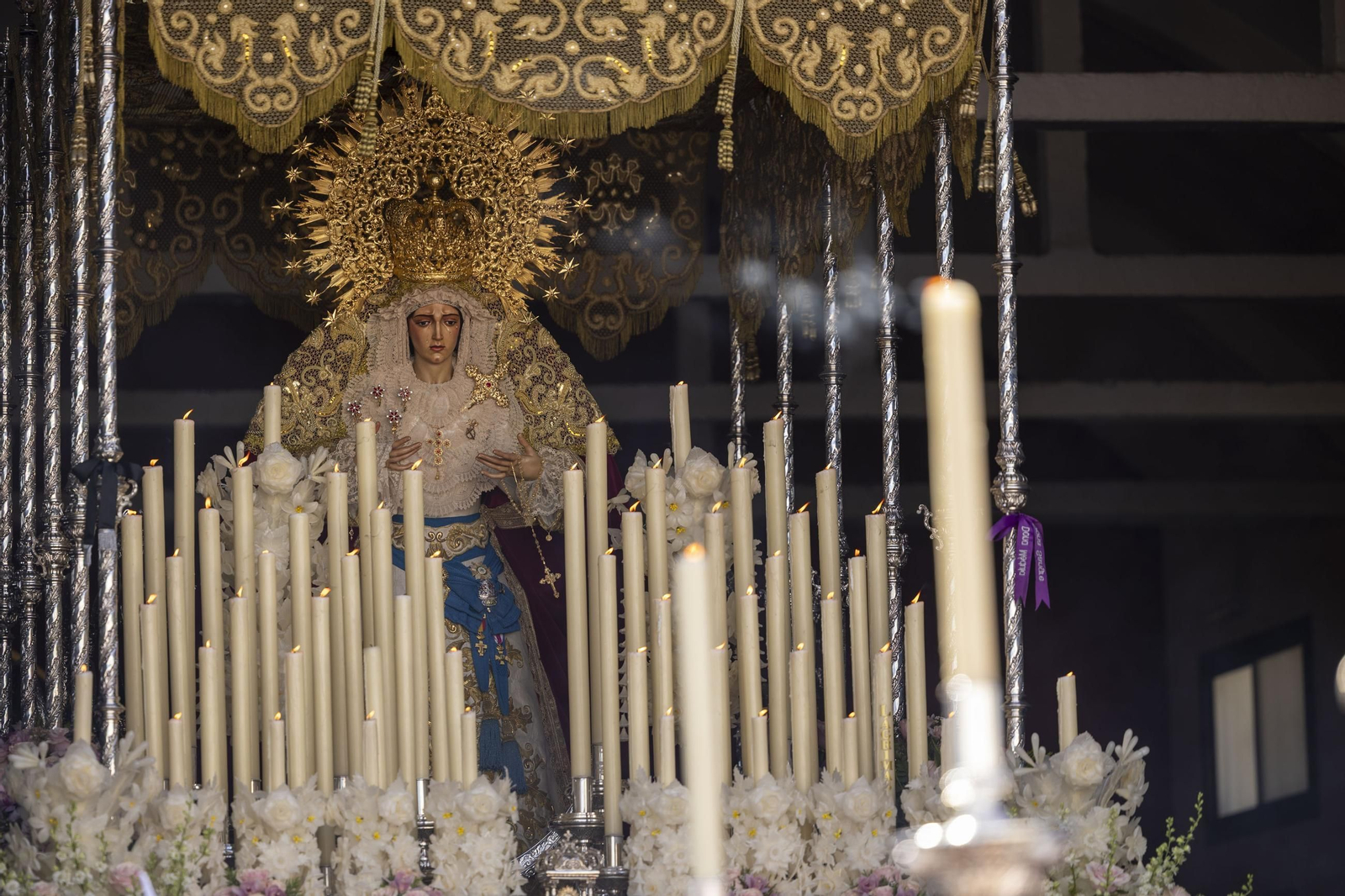 En imágenes, Gran Poder adeanta su salida y recorta su recorrido en el Miércoles Santo de la Semana Santa 2025 de San Fernando