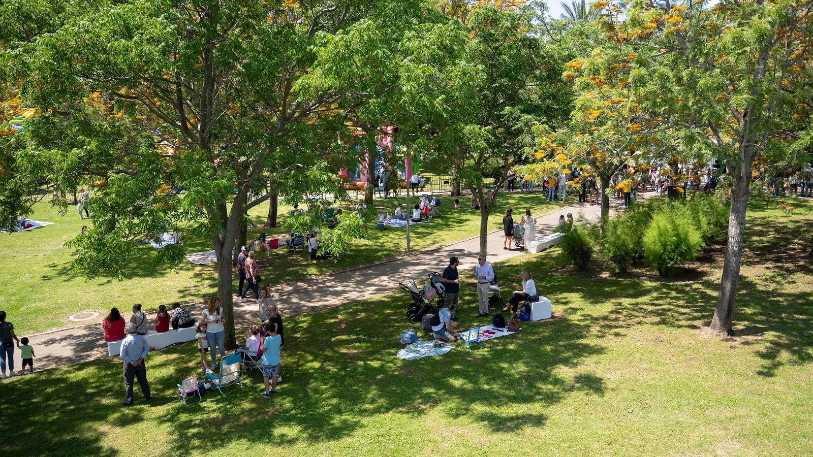El parque del Barrero, durante el Meridiano Kids.