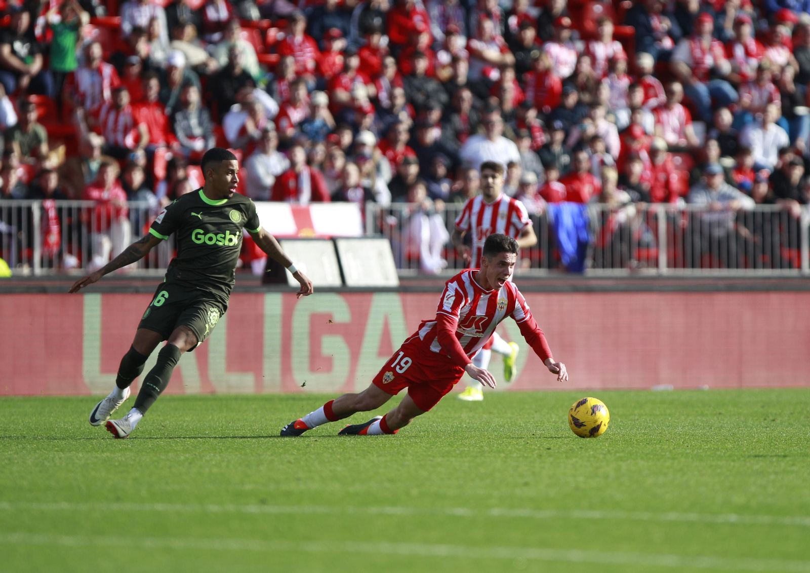 Las mejores imágenes del partido de fútbol U.D. Almería-Girona F.C.