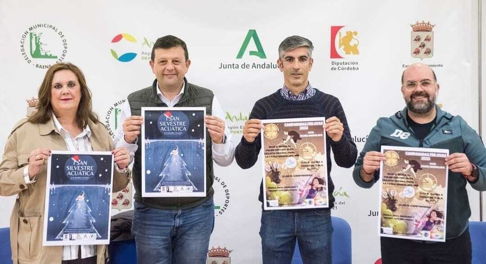 Presentación de las actividades lúdicas y deportivas que se celebrarán en Baena el 31 de diciembre.