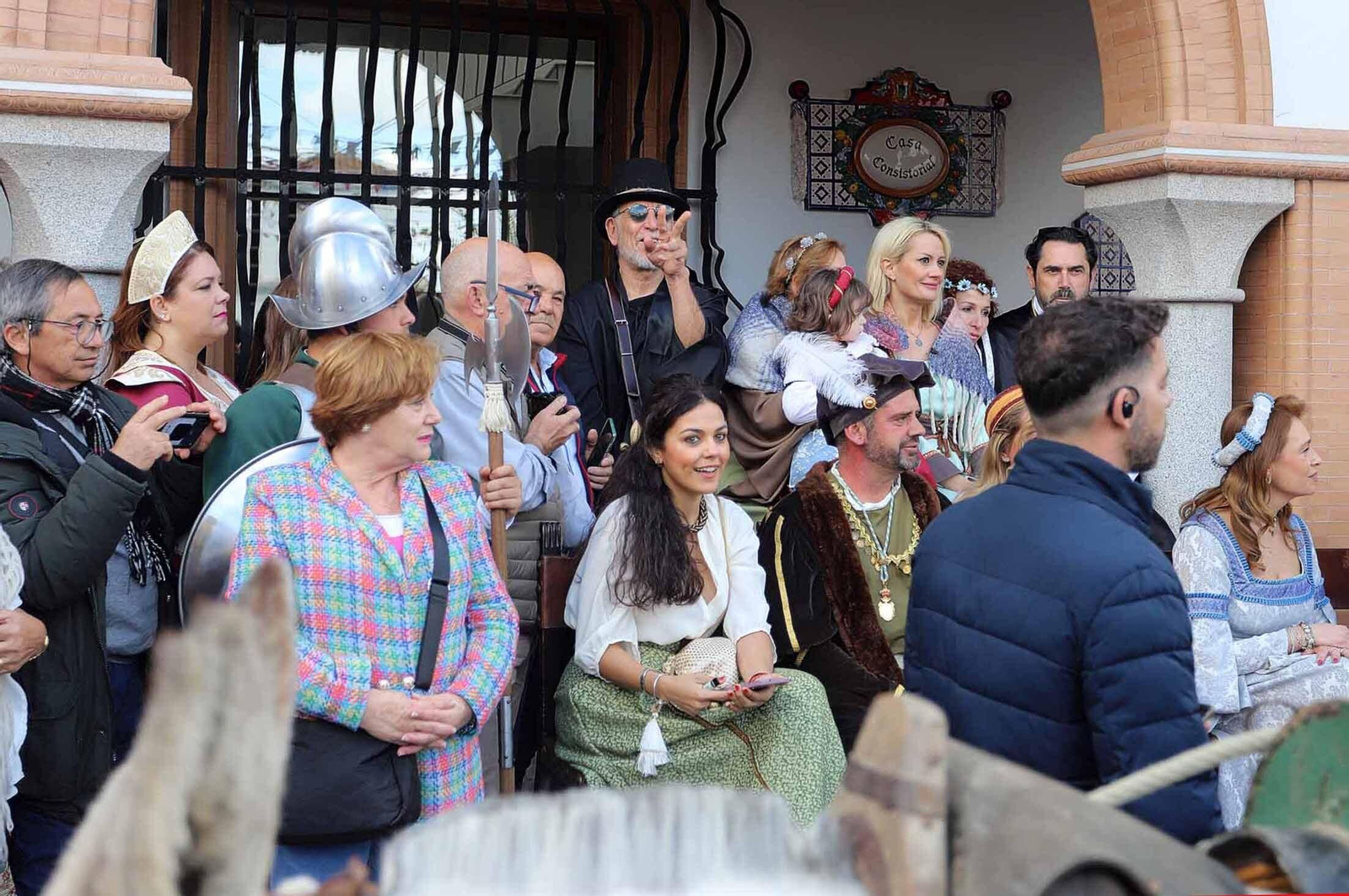 Imágenes del gran ambiente en la Feria Medieval de Palos de la Frontera, Huelva