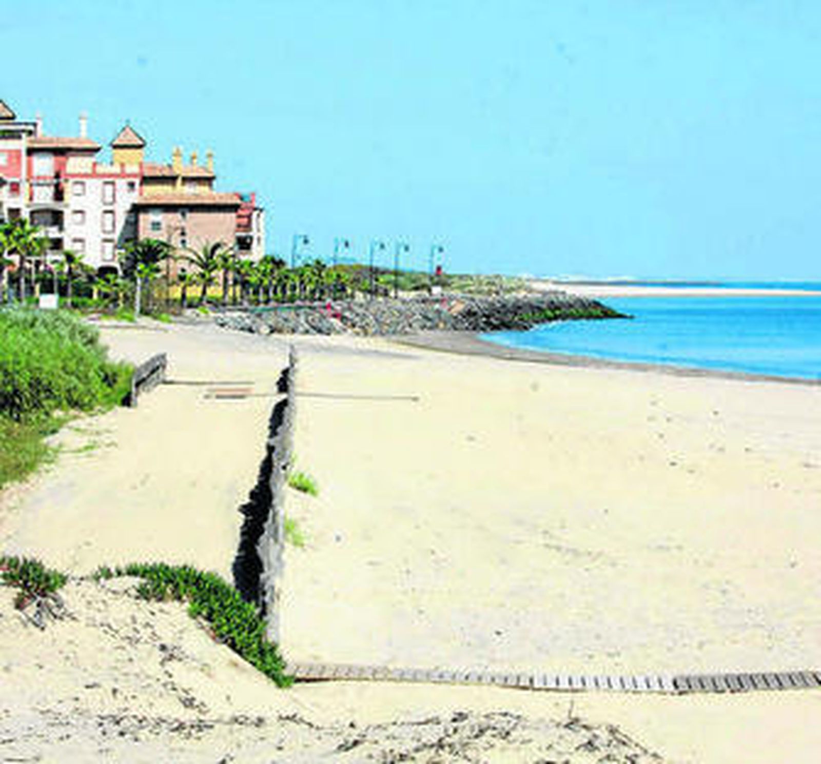 Playa de Isla Canela.