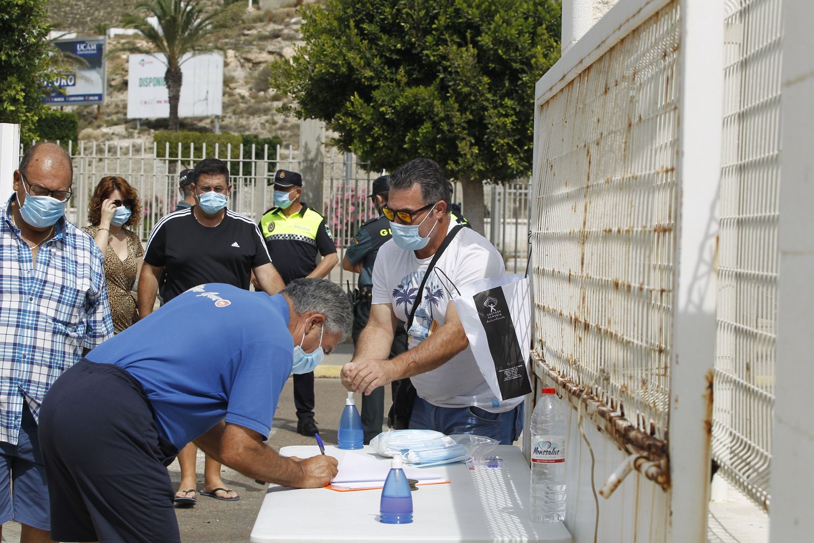 Fotogalería protestas pescadores de Carboneras