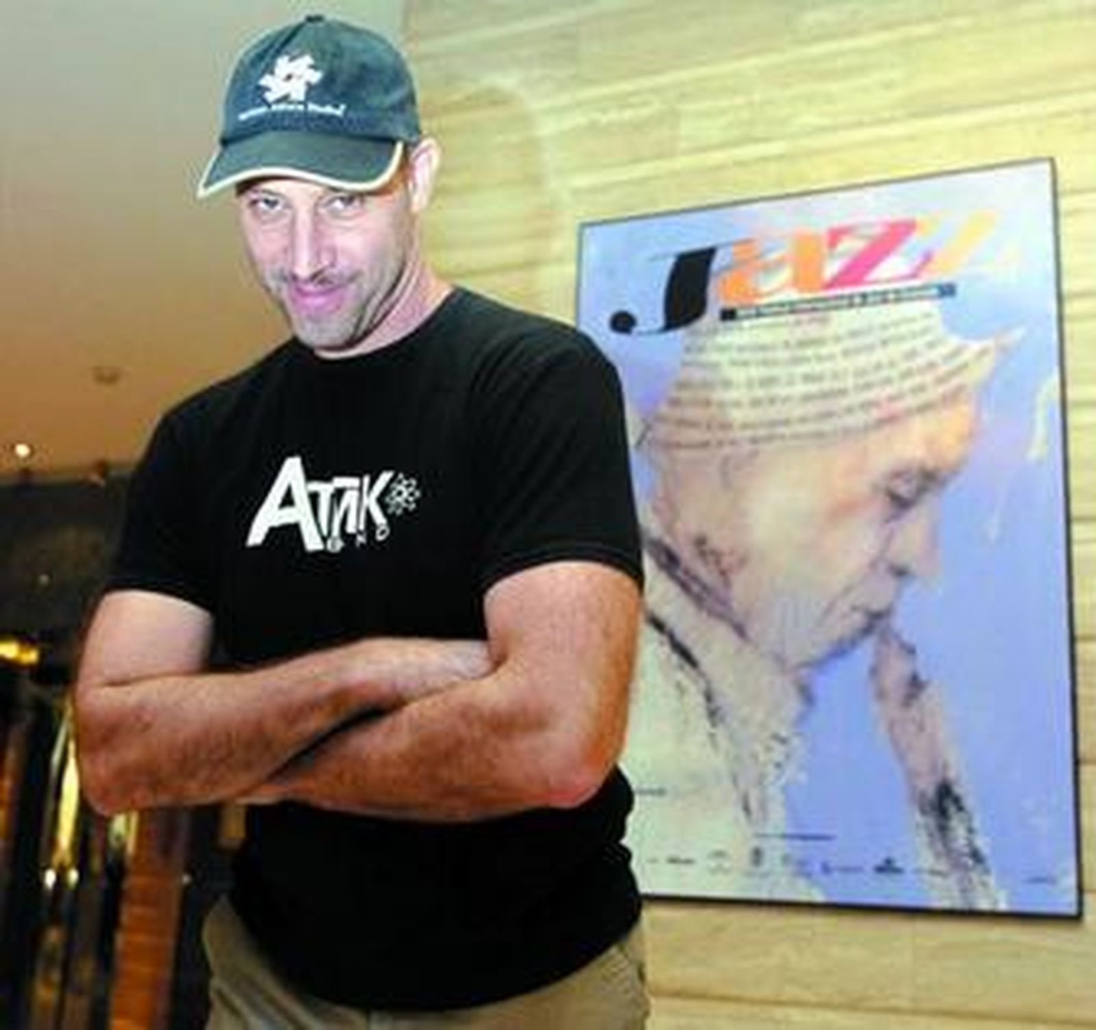 El trompetista estadounidense Michael Philip Mossman, ayer, en Granada.