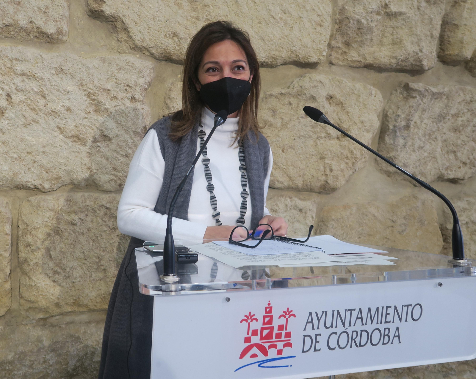 Isabel Ambrosio, durante la rueda de prensa.