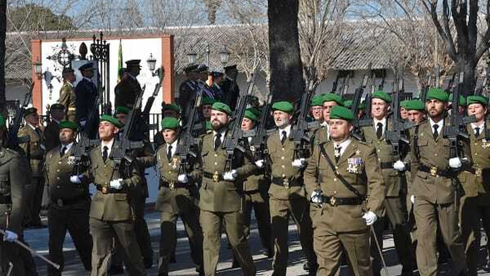 Acto en el cuartel de Torreblanca