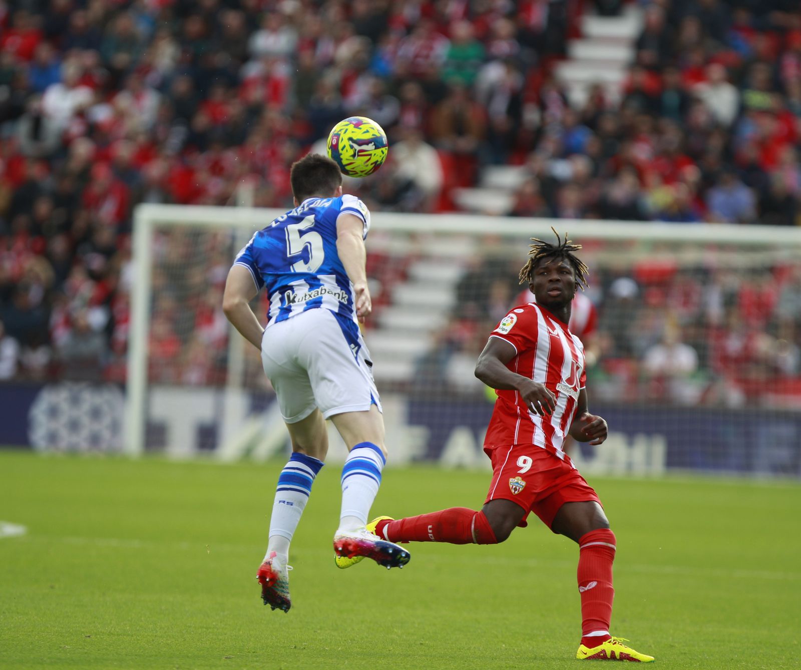 Imágenes del partido U.D. Almería-Real Sociedad