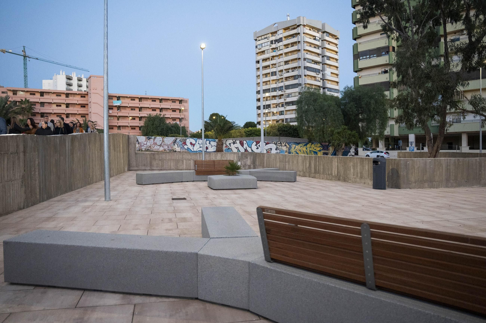 Las imágenes de la inauguración de la primera fase de la adecuación de la Rambla San Antonio de Aguadulce