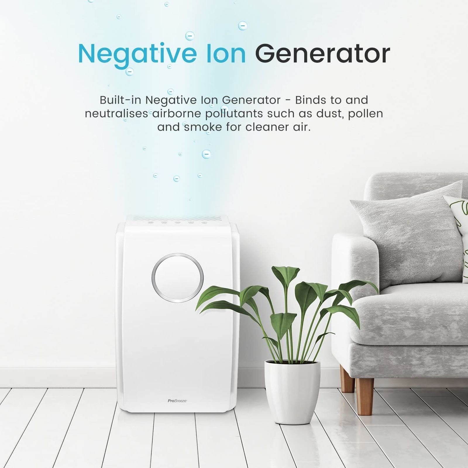 Pro Breeze Purificador de aire 5 en 1