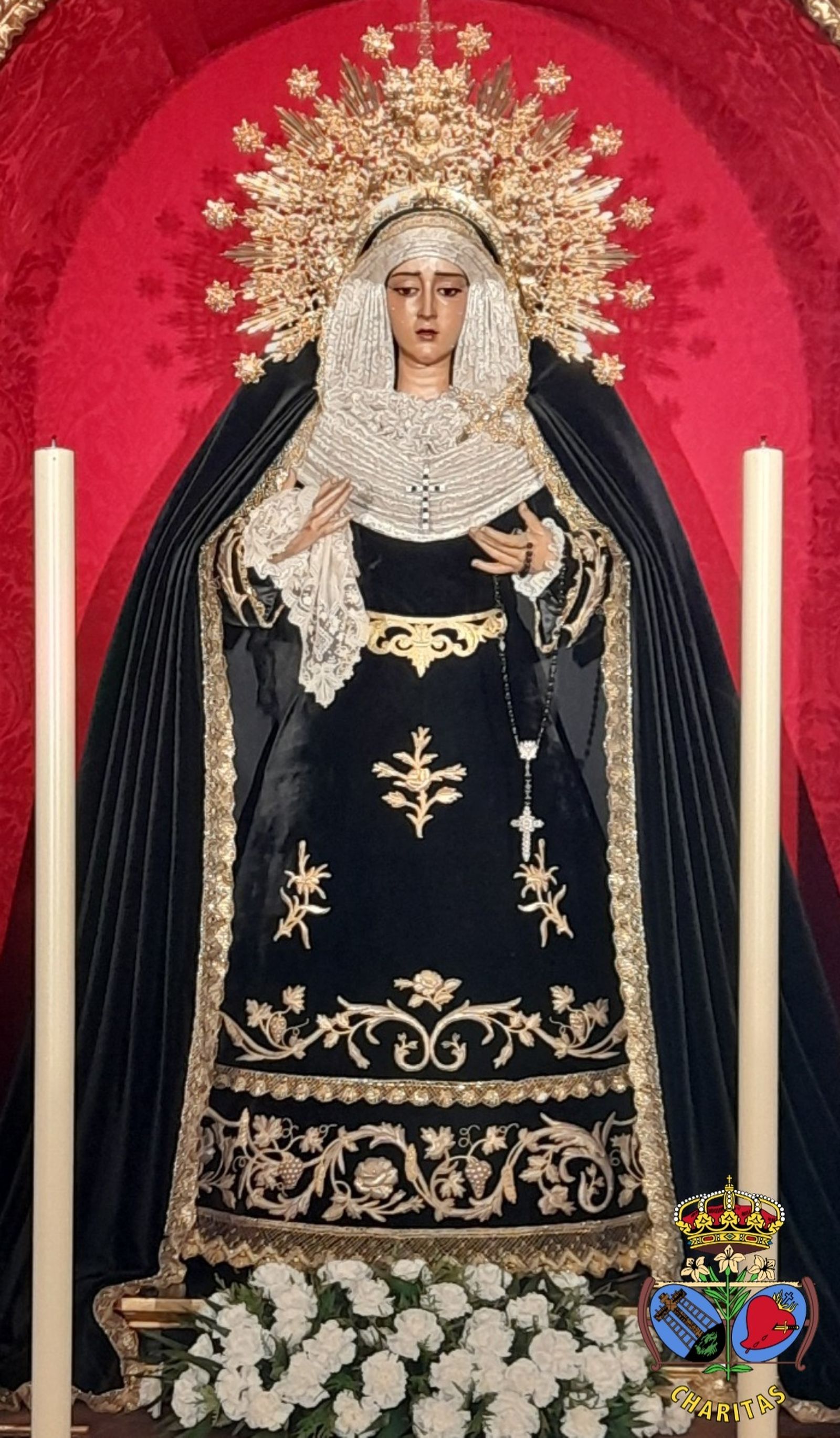 María Santísima de la Caridad en su Soledad