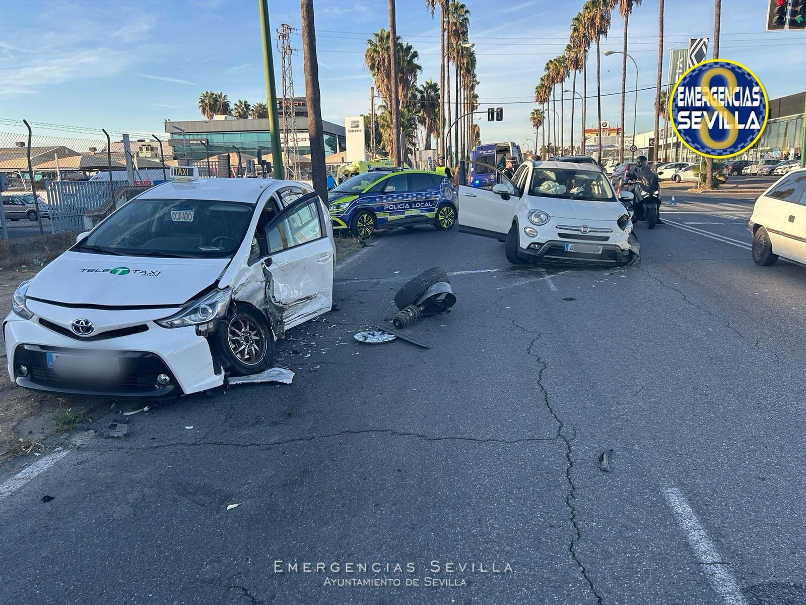El accidente en la carretera de Su Eminencia.