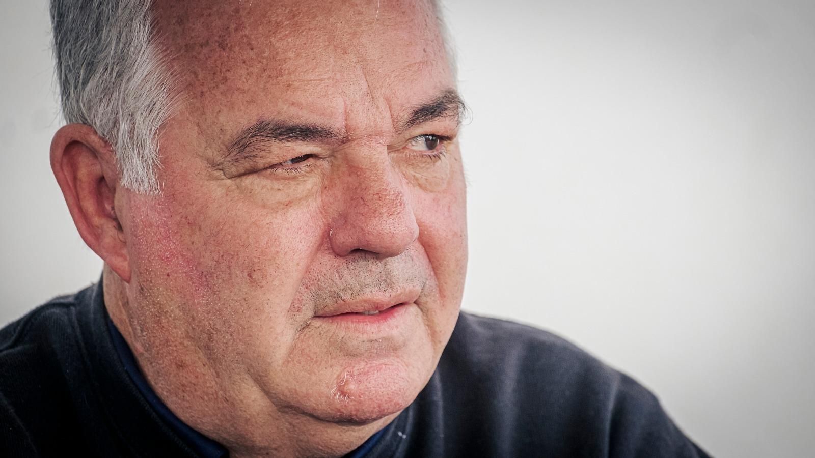 Una imagen de Emilio Flor, durante la entrevista.