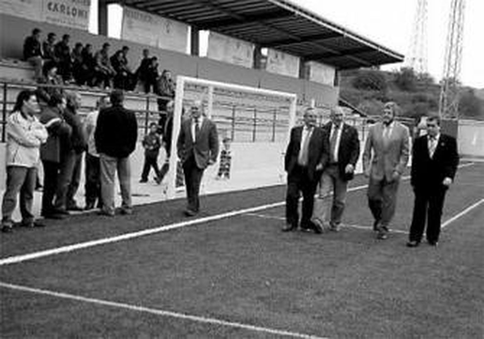 Acto de inauguración del estadio de Rincón de la Victoria.