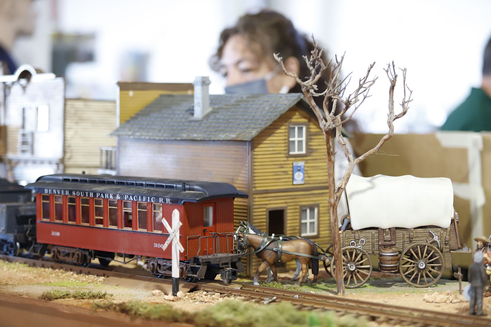 Imágenes de la exposición del 'Encuentro de Modelismo Ferroviario Huelva 2021',