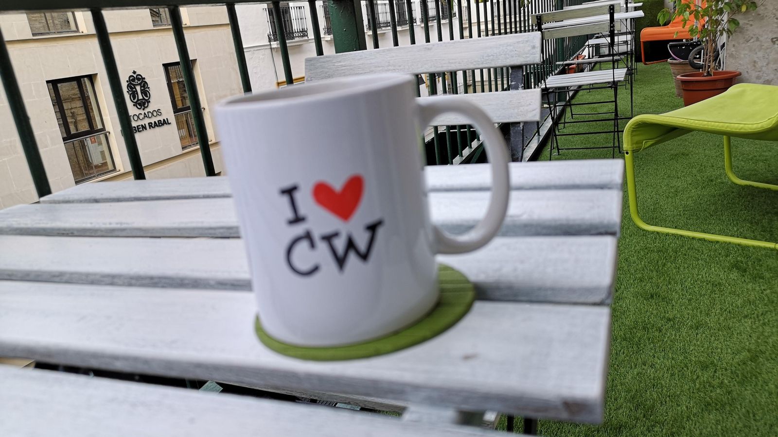 Terraza de workINcompany, en Sevilla.