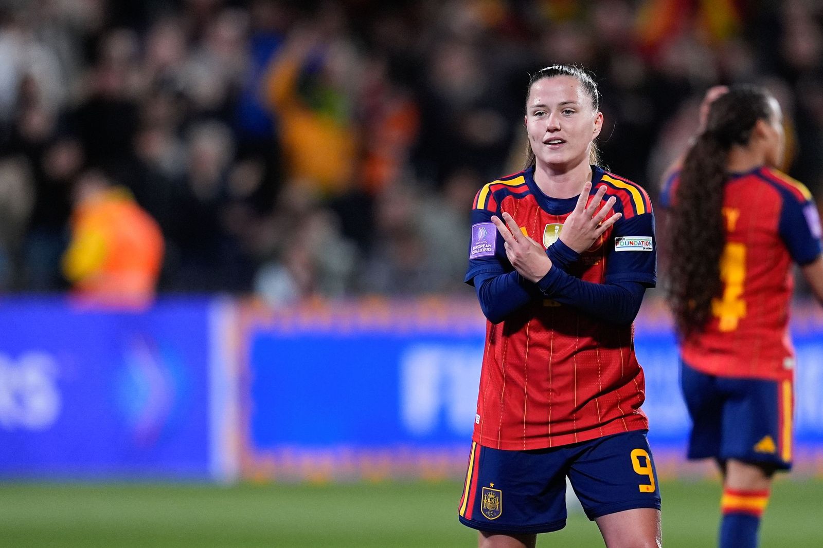 Las fotos del España-Islandia de fútbol femenino