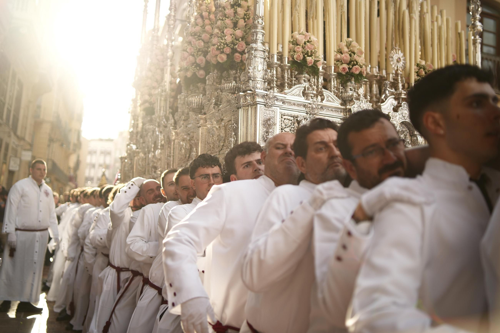 Salutación el Domingo de Ramos en Málaga, en imágenes