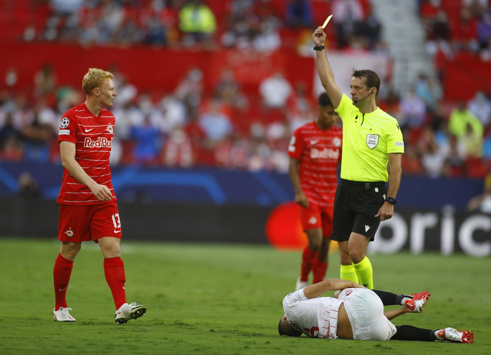 Las imágenes del Sevilla fc Salzburgo