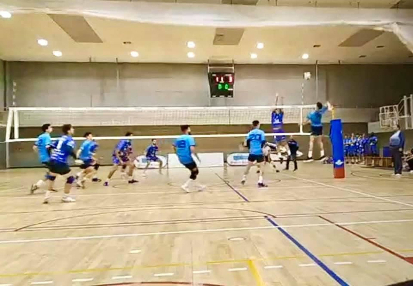 Imagen del partido en Almería.