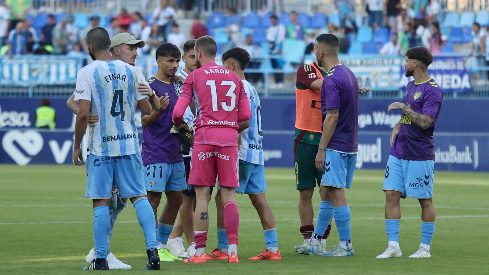 El Málaga CF-Real Oviedo, en fotos