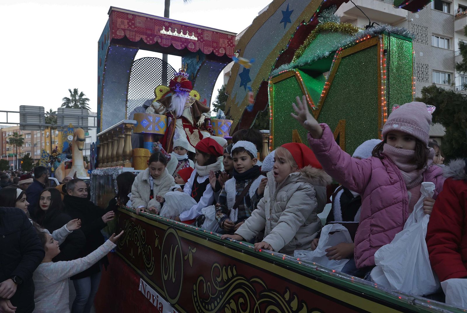Fotos de la cabalgata de los Reyes Magos en Algeciras