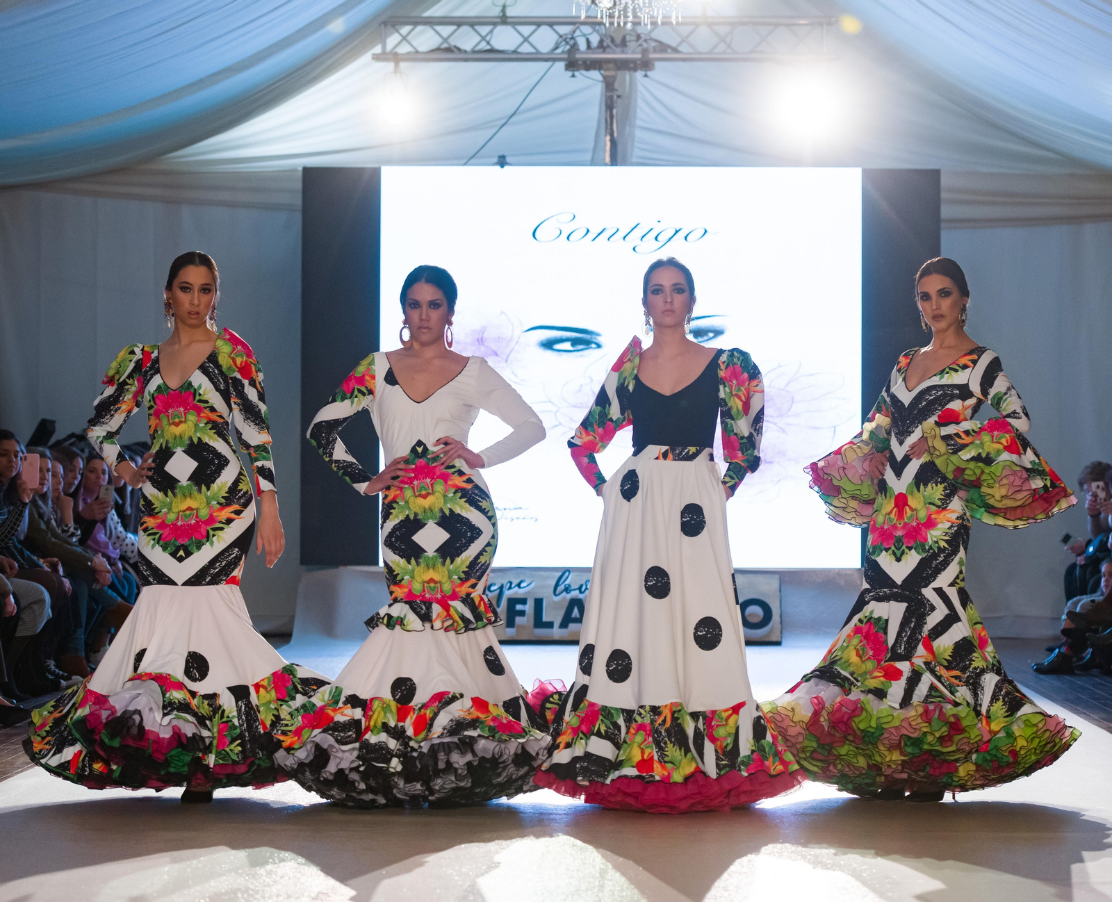 Desfile de Santana Diseños en Lepe Loves Flamenco 2020