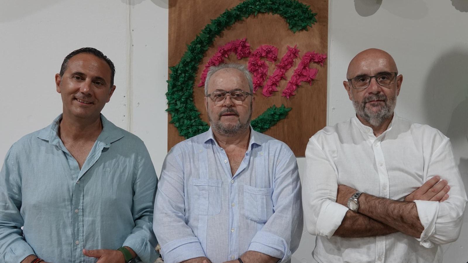 Germán Girela, Juan Fernández Cabezas y Miguel Borra.