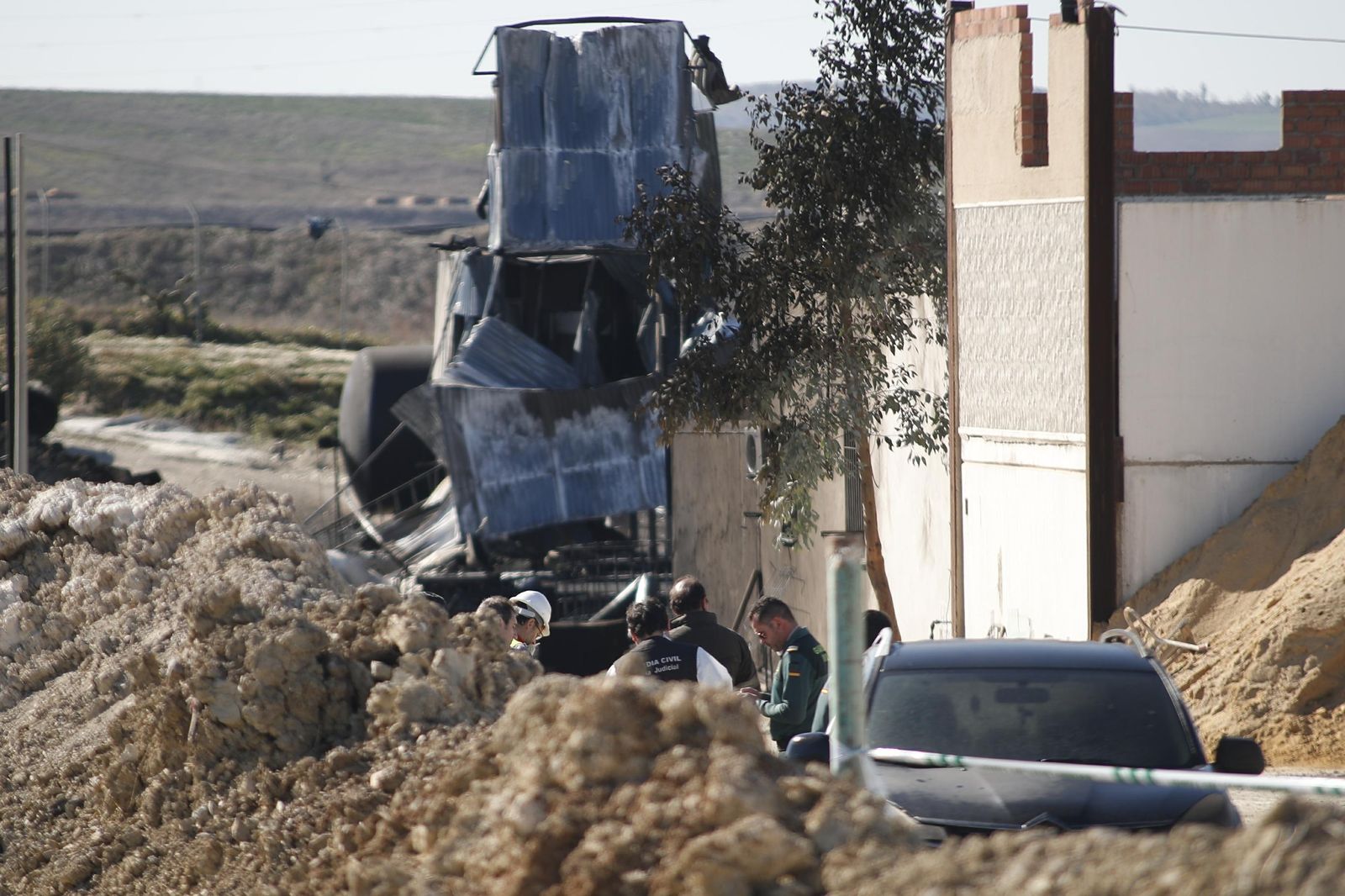 Imágenes de la explosión en Guillena