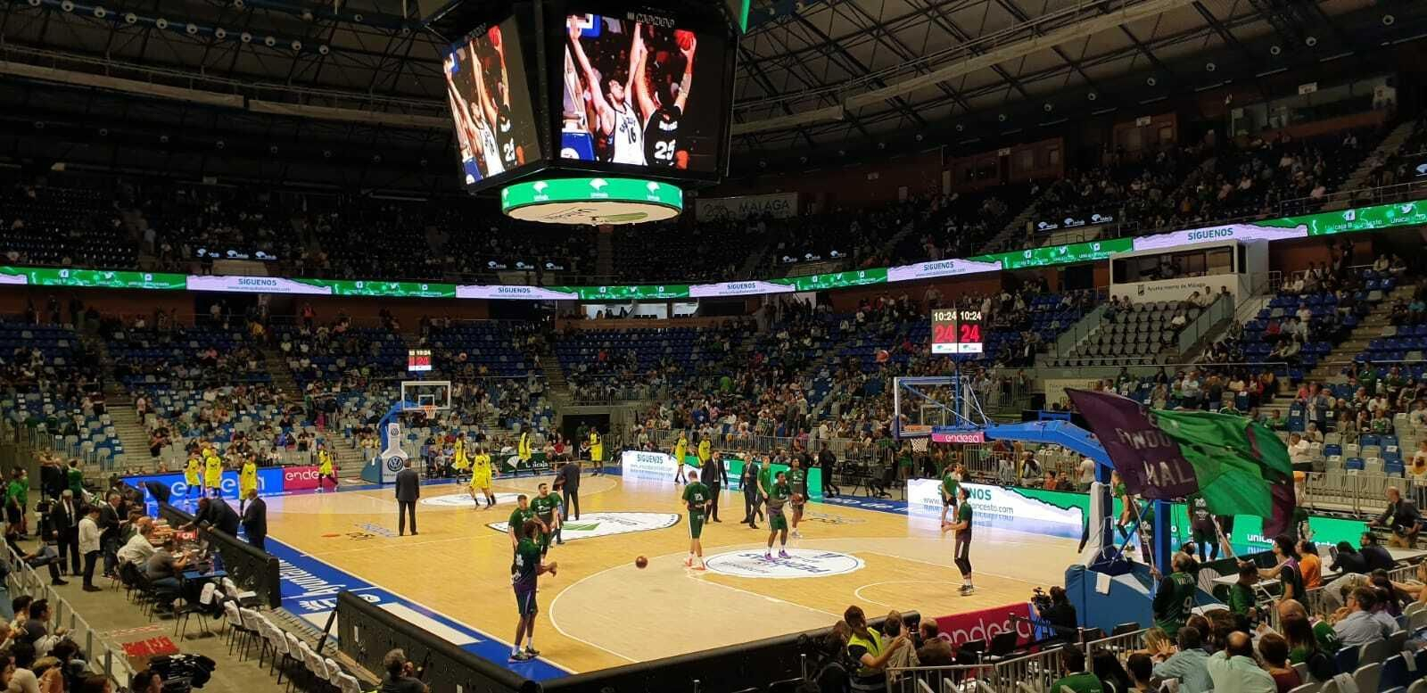 El Martín Carpena antes del  Unicaja-Estudiantes.