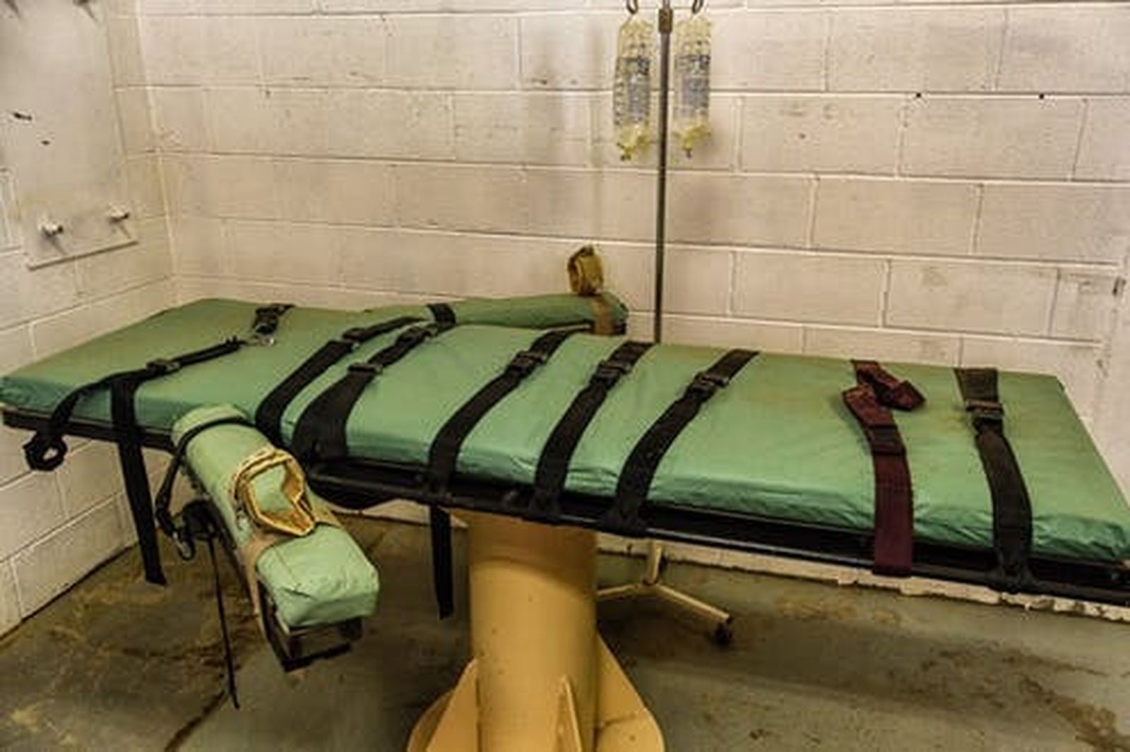 Camilla de la inyección letal.