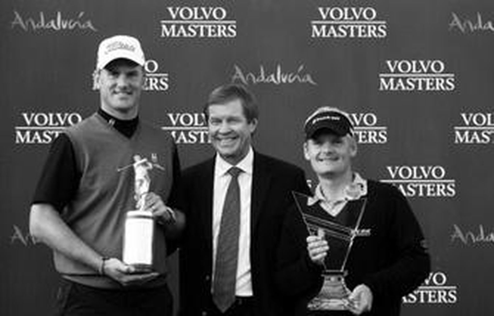 George O'Grady, a la derecha, junto a Robert Karlsson.