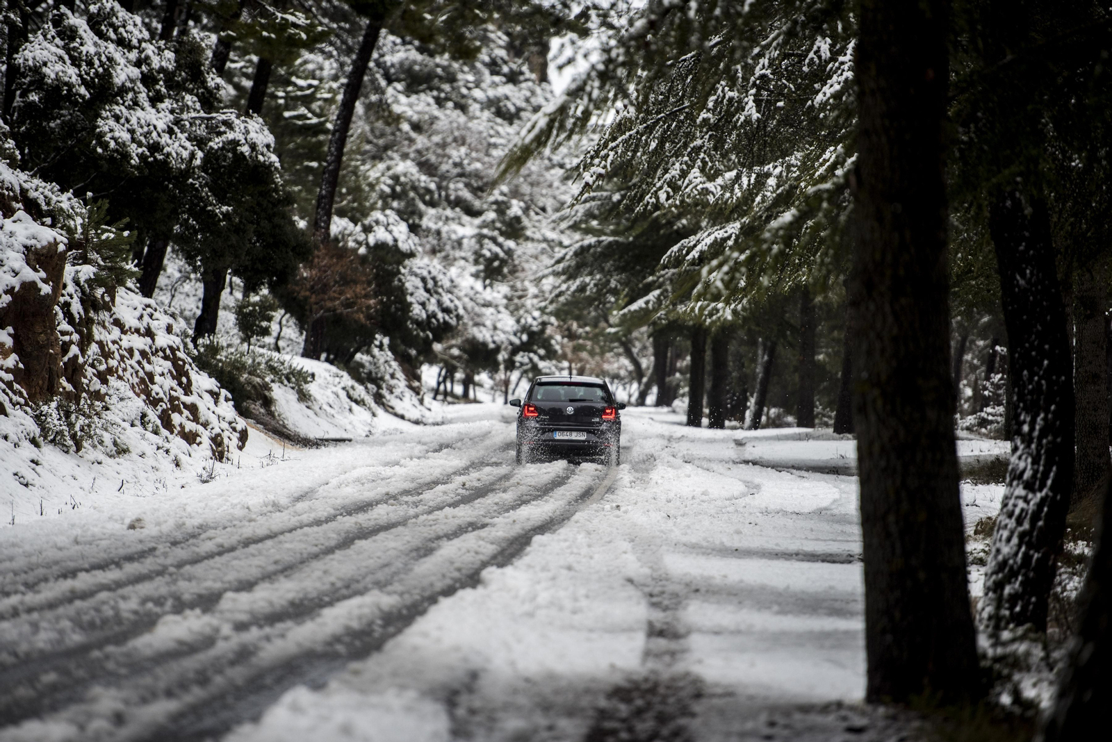 Todas las imágenes del paso del temporal por Granada