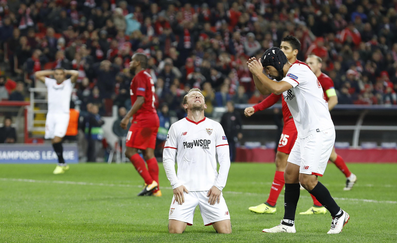 Las imágenes del Spartak de Moscú-Sevilla FC