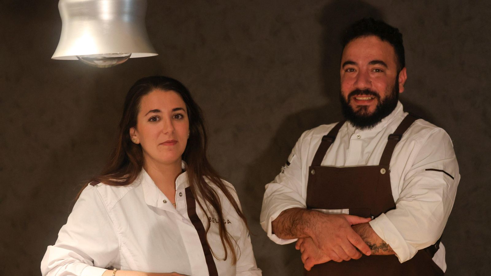 Andrea Martos y Diego René, de Beluga.