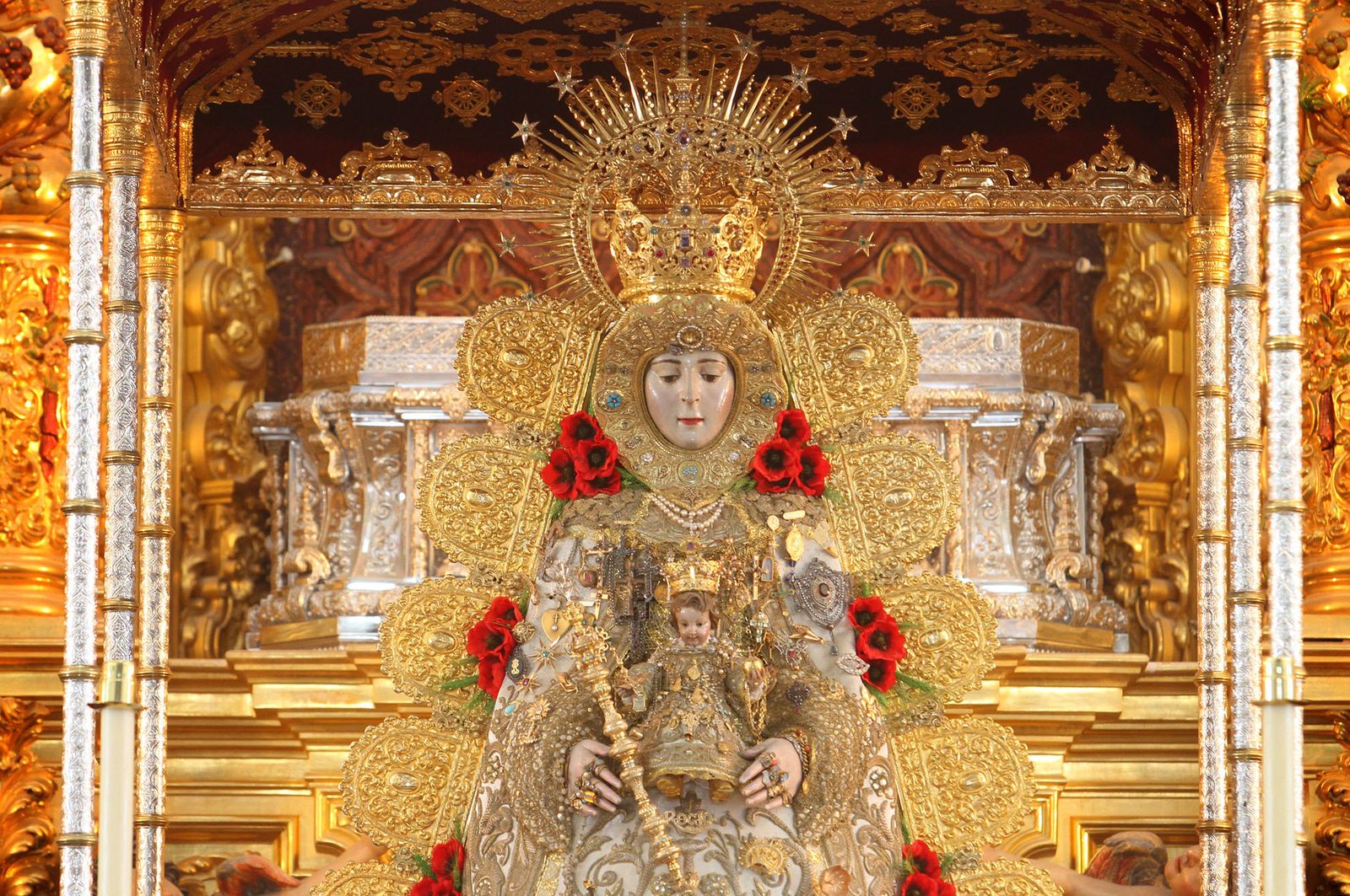 Ambiente en la aldea del Rocío.