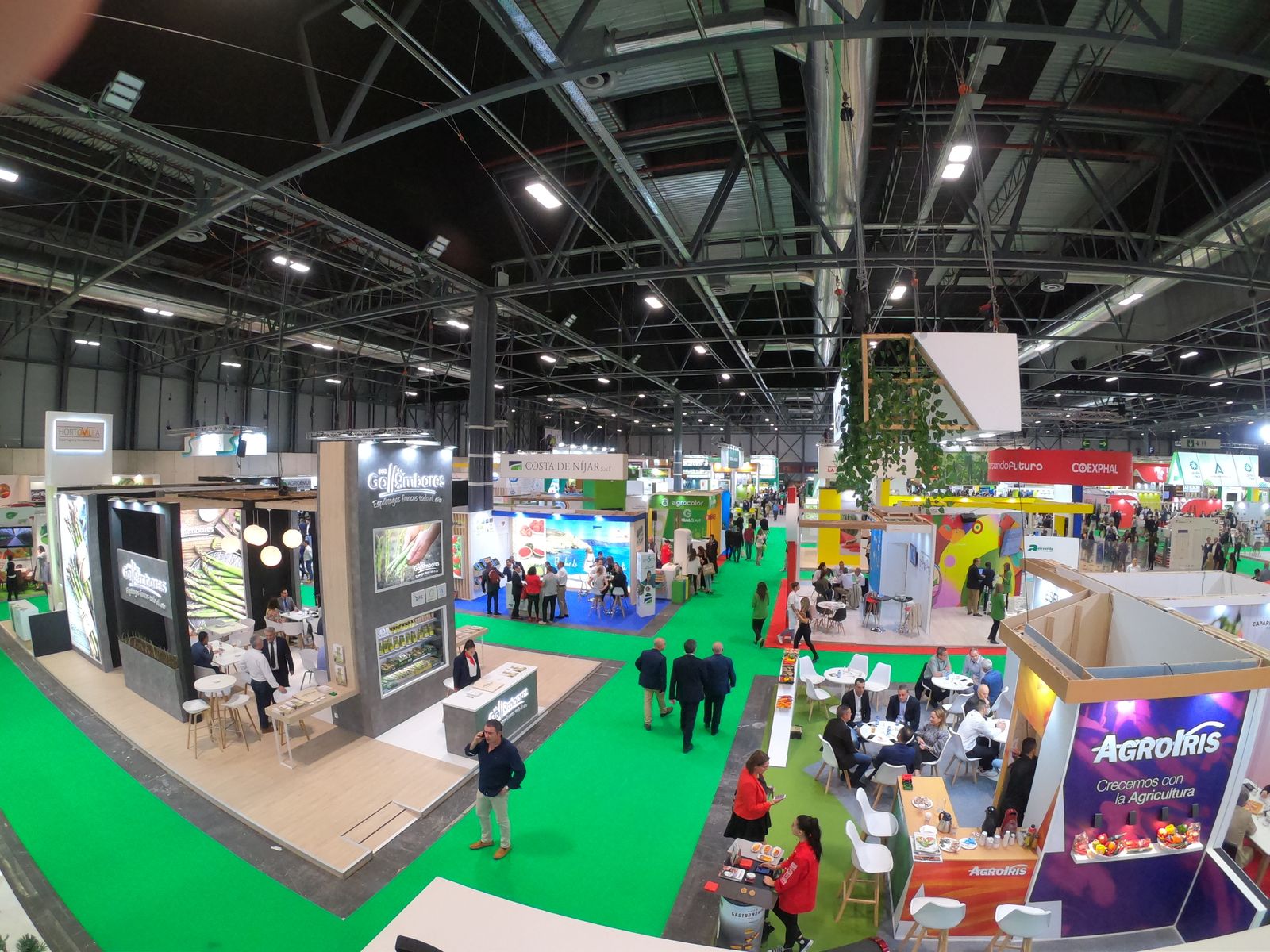 Vista panorámica de la Fruit Attraction en Madrid.